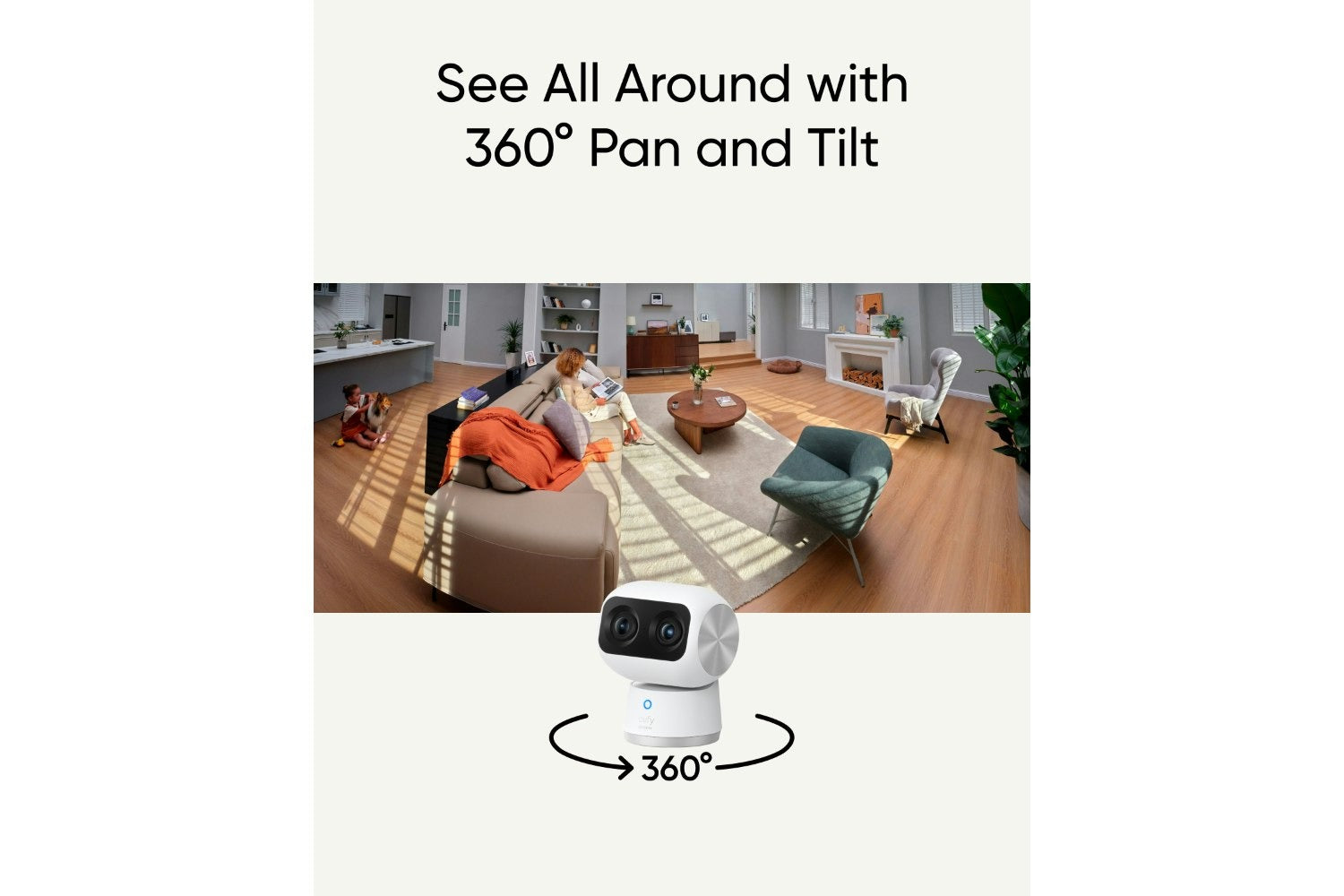 Eufy Security S350 Dual Lens Indoor Camera