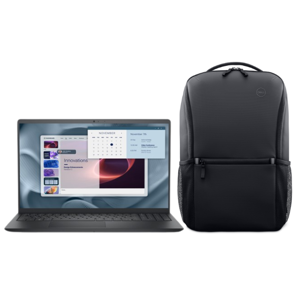 Dell Pro 15 Essential PV15250 15.6" FHD Core i5-1334U 16GB 512GB SSD and Dell EcoLoop Essential CP3724 16-inch Notebook Backpack Black 460-BDSS