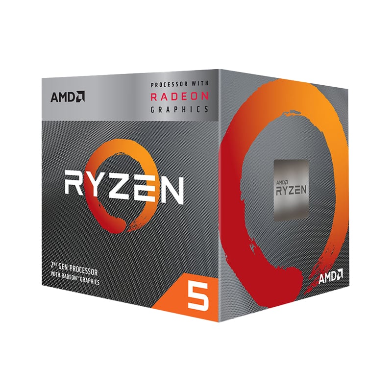 AMD RYZEN 5 3400G 4-Core 3.7GHz AM4 CPU-0