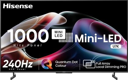 Hisense 65 inch U7K Series Mini-LED UHD Smart TV - Resolution 3840