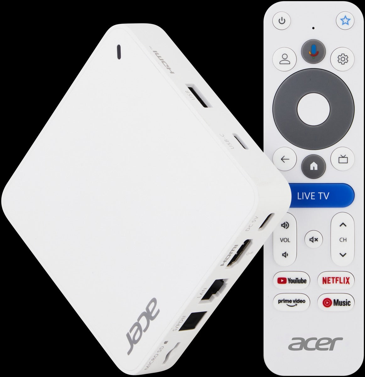 Acer AiTV 4K UHD Streaming Device - Google TV, Dolby Vision, Dolby Atmos