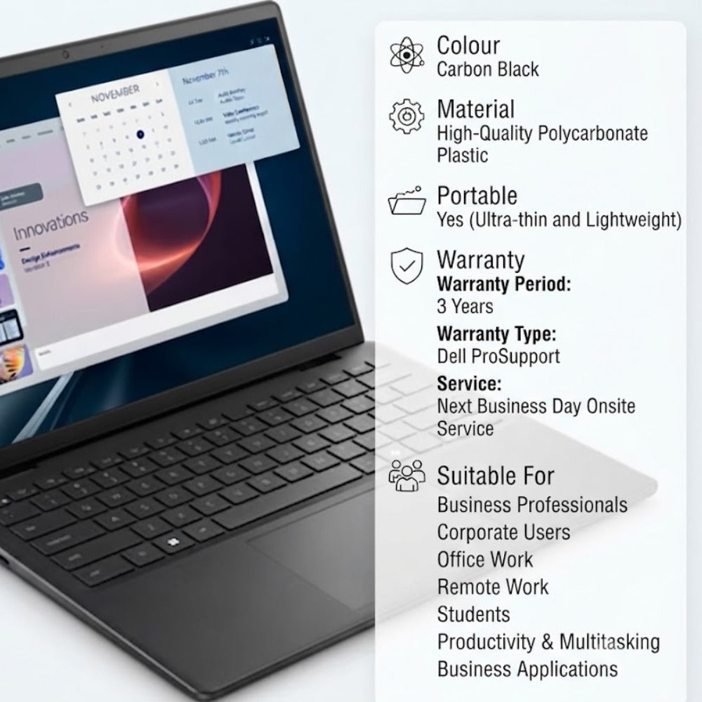 Dell Pro 14 Essential PV14255 AMD Ryzen 7 Laptop, 16GB DDR5 RAM, 512GB PCIe