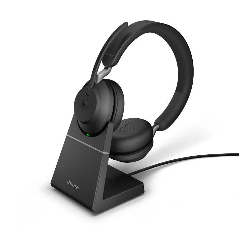 Jabra Evolve2 65 Stereo Wireless Headset with Charging Stand