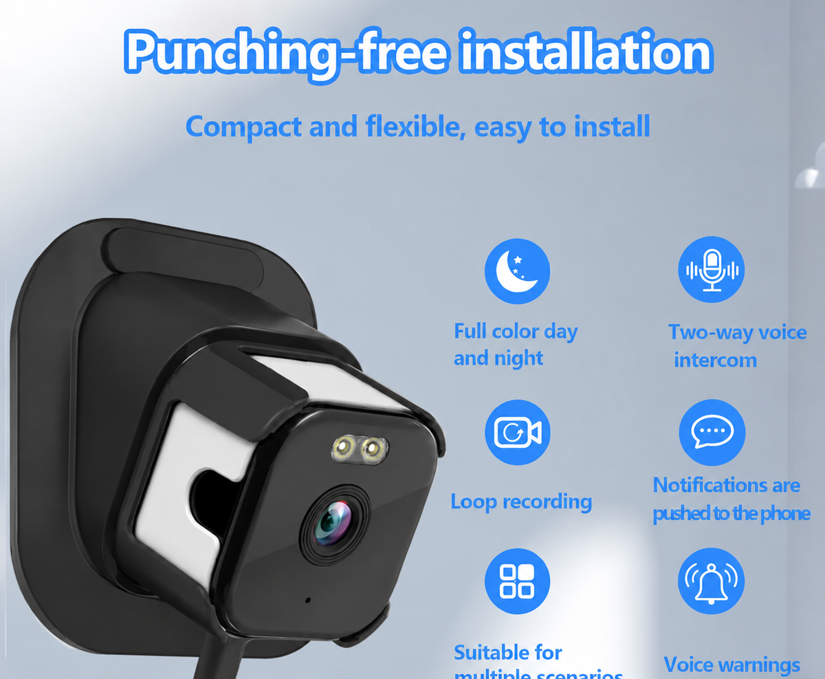 WiFi Duel Band Mini Security Camera with Night Vision & Motion Detection