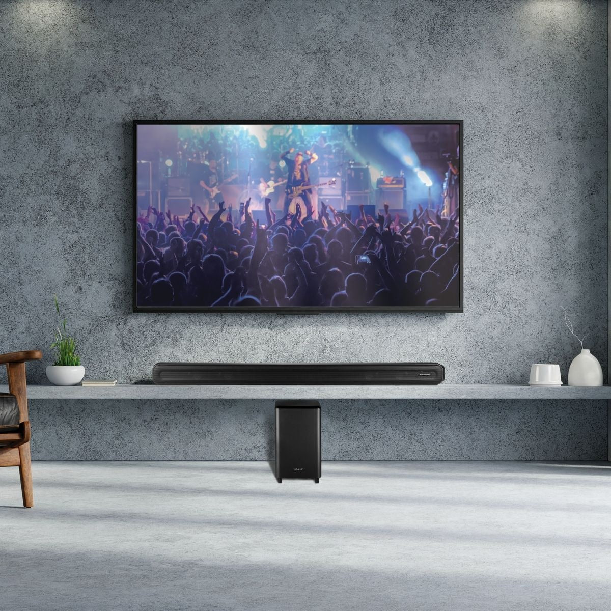 Volkano X Supersonic Series 2.1 200W Soundbar System with Subwoofer - Black