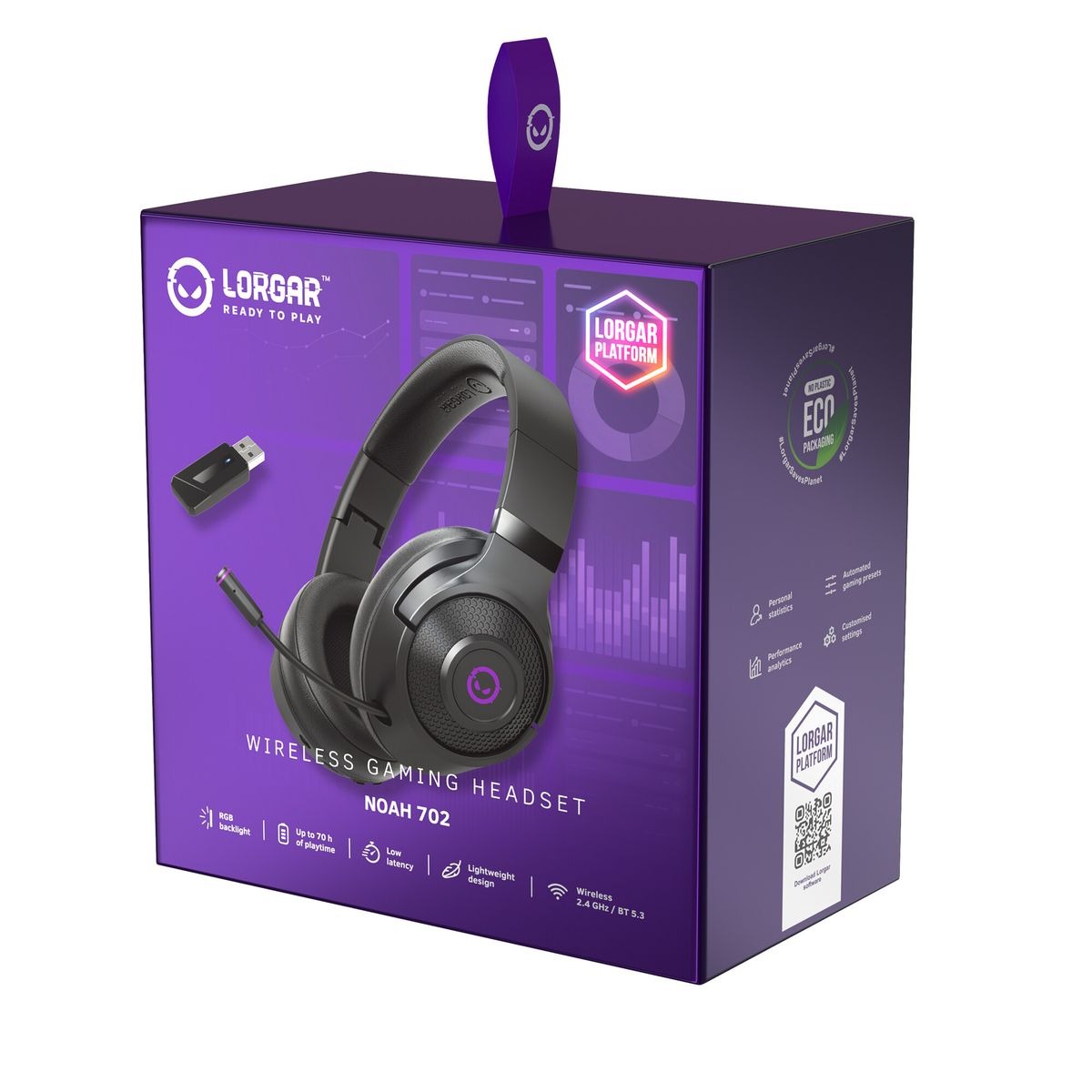 LORGAR Noah 702 - Wireless Gaming Headset
