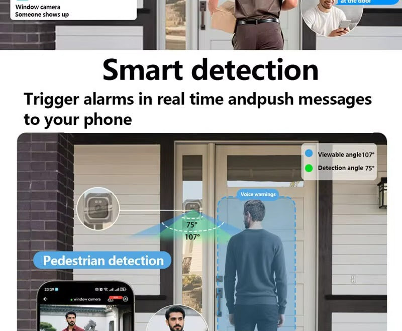 WiFi Duel Band Mini Security Camera with Night Vision & Motion Detection