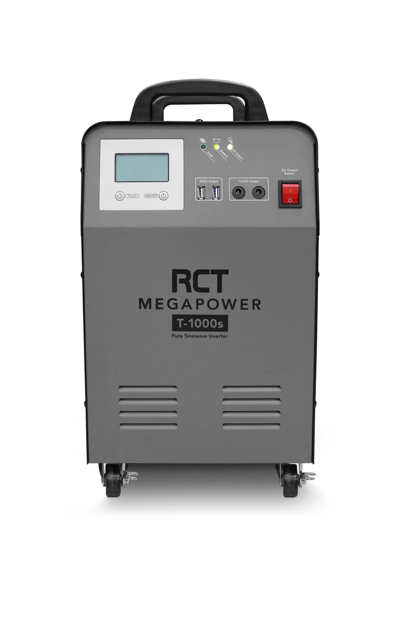 RCT MEGAPOWER 1KVA/1000W INVERTER TROLLEY WITH 1 X 100AH BATTERY (Warranty Electronics- 1 year; Batteries 6 Month)-2