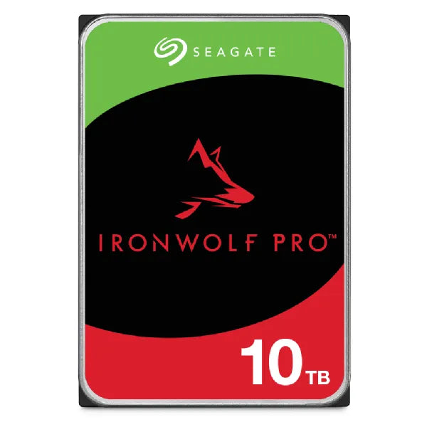 Seagate Ironwolf Pro ST10000NT001 10TB 3.5'' HDD NAS Drives 7200 RPM; SATA 6GB/s Interface; 256MB Cache;550TB/Year; Unlimited Ba-4