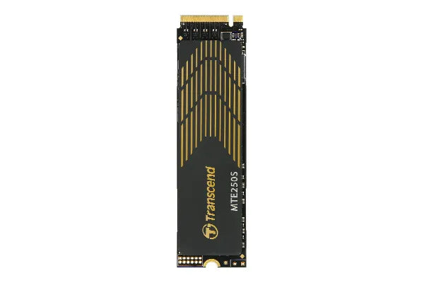 TRANSCEND 4TB MTE250S PCI-E  GEN 4X4 M.2 NVMe 2280 SSD 3D TLC -7500 MB/s Read 6700 MB/s Write- with Heat Spreader - 3120 TBW-2