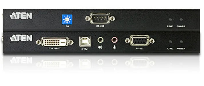 ATEN USB DVI Single Link Console Extender with Audio/Serial Support up to 60M  -  TAA Compliant / Audio Cat 5 KVM Extender-4