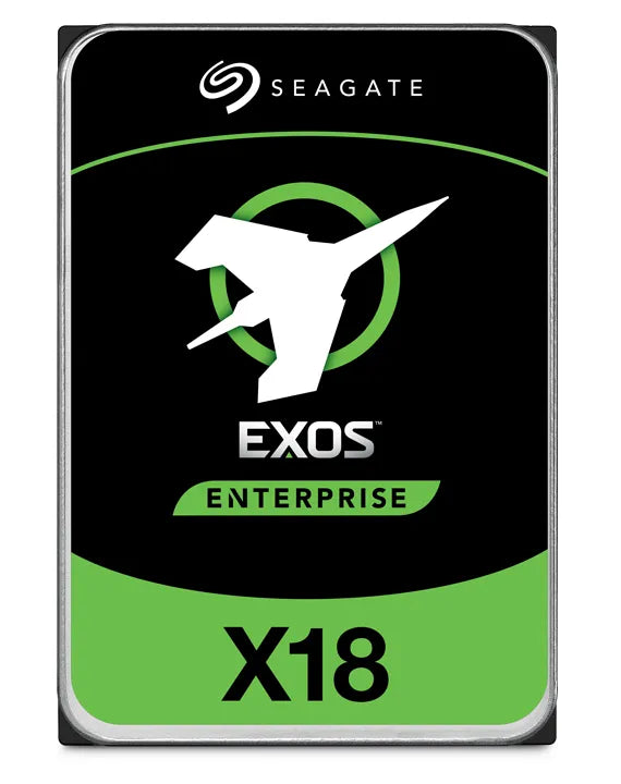 Seagate Exos X18 18TB HDD; 3.5''; 6GB/s SATA 512e/4Kn; RPM 7200