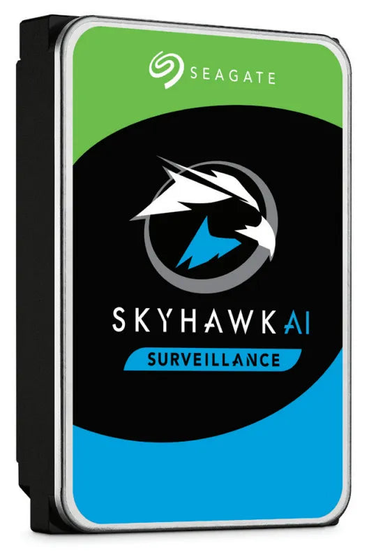 Seagate Skyhawk AI 8TB 3.5'' HDD Surveillance Drives; SATA 6GB/s Interface; 256MB Cache; RPM: 7200; 4KN-0