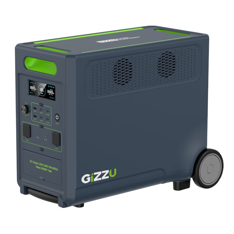 GIZZU HERO ULTRA 3840WH/3600W UPS FAST CHARGE LIFEPO4 PORTABLE POWER STATION-1