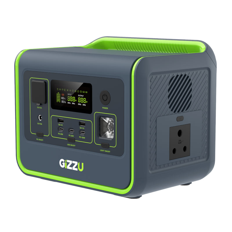 GIZZU HERO CORE 512WH/800W UPS FAST CHARGE LIFEPO4 PORTABLE POWER STATION-1