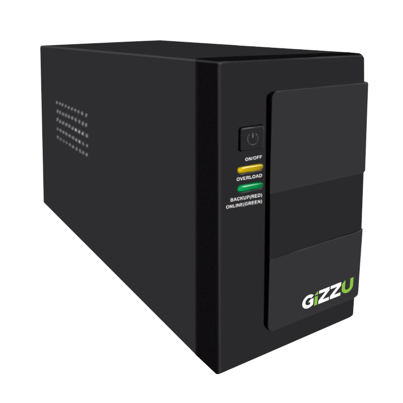 GIZZU 1000VA 1x Type-M 1x USB Com UPS, Uninterrupted power supply