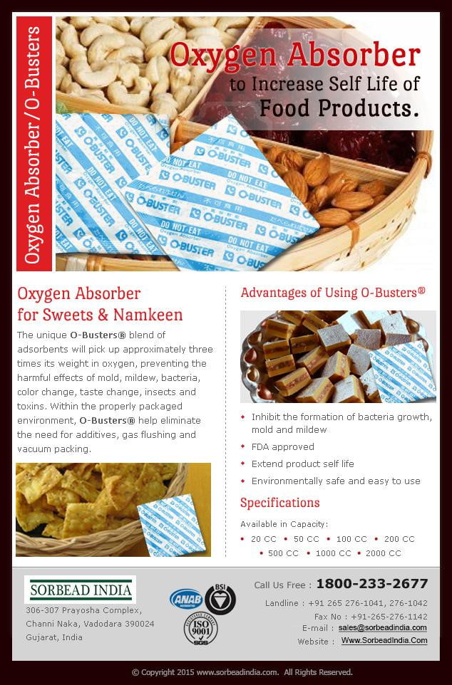 O-BUSTER Oxygen Absorber FT 30 - Food Preservative - O-Buster