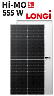 Solarix Longi HiMo5m 555W Mono Crystalline Half Cell Solar Panel- H-0