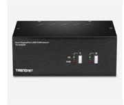 TrendNet 2-Port Dual Monitor DisplayPort KVM Switch, Retail Box, 6