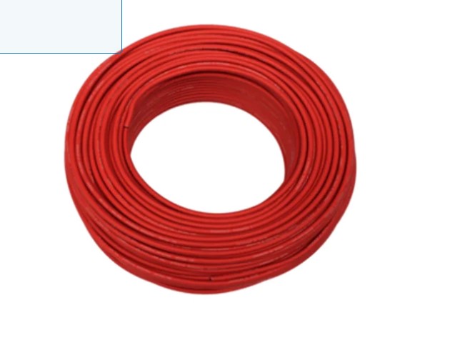 500M Drum 6mm Solar  Cable   RED