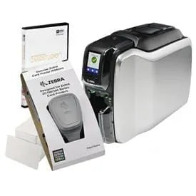 Printer ZC300; Single Sided; UK/EU Cord; USB & Ethernet; Windows Driver; CardStudio 2.0 (Standard) application; 200 PVC cards; Y